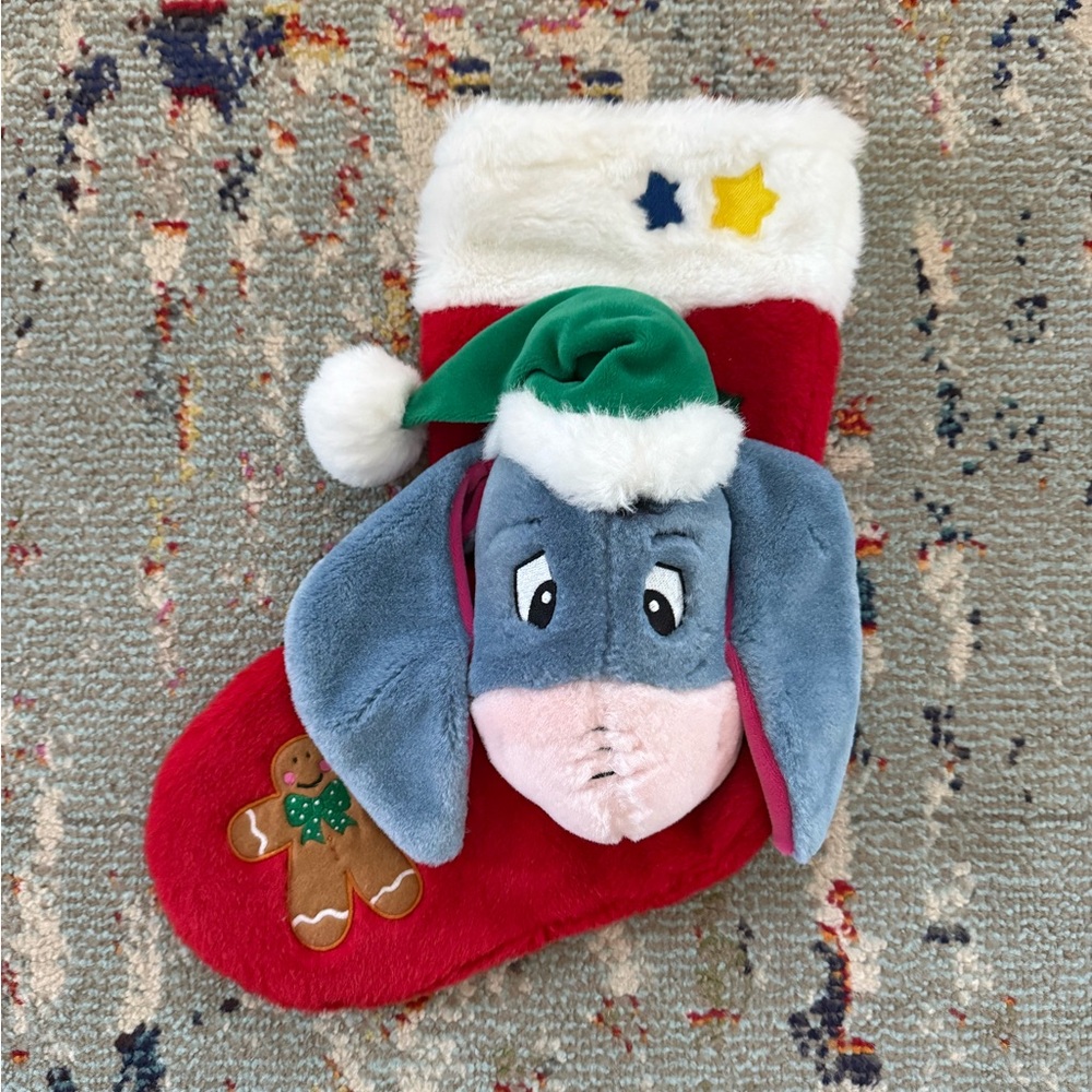 Disney London Eeyore Holiday Stocking